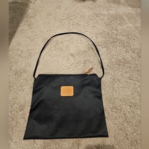 BRIC'S Small Black Nylon Slim Crossbody Tote Insert Snap-Out Pouch 8x9 Travel